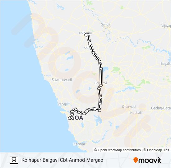 MRG128IS Bus Line Map