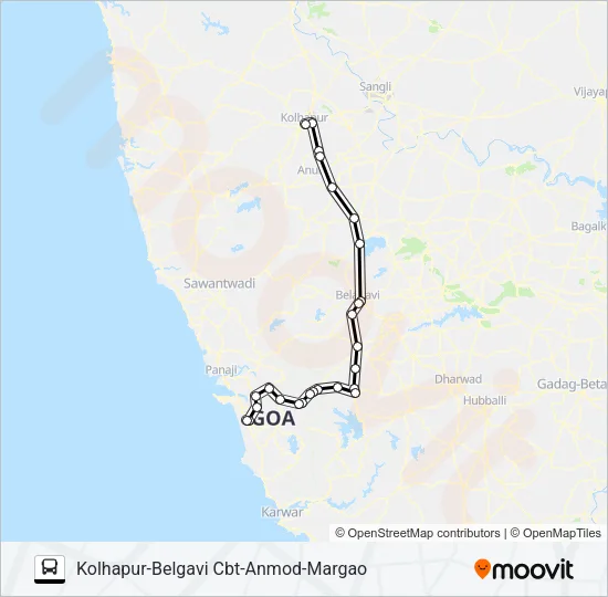 MRG128IS Bus Line Map