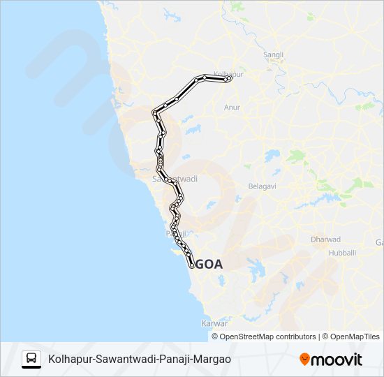 MRG129IS Bus Line Map