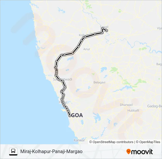 MRG130IS Bus Line Map