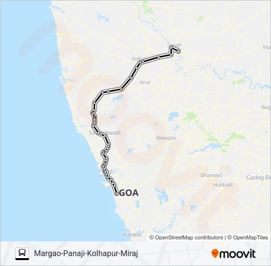 MRG130IS Bus Line Map
