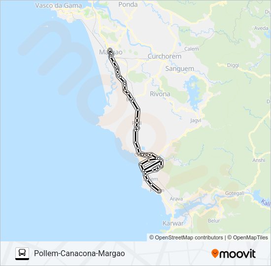 MRG142MB Bus Line Map