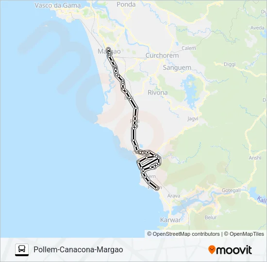 MRG142MB Bus Line Map