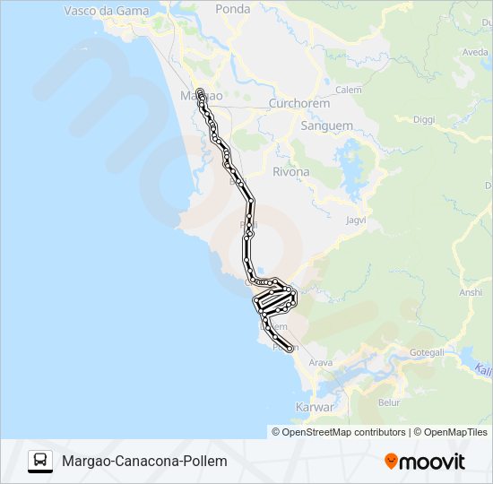 MRG142MB Bus Line Map