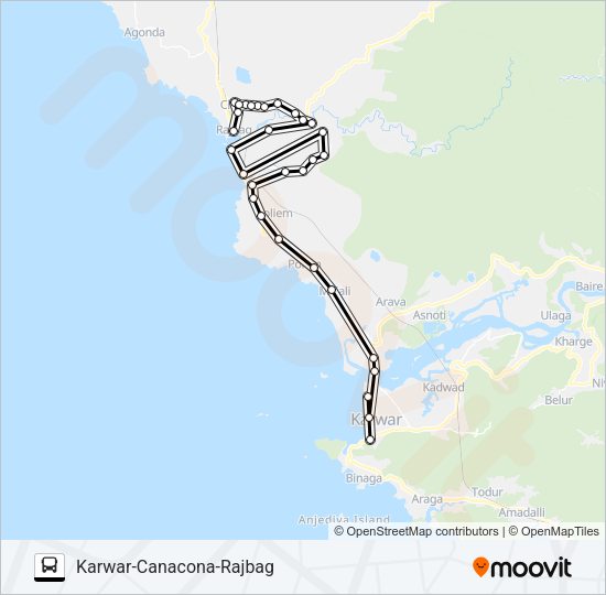 MRG196IS Bus Line Map