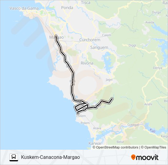 MRG302MB Bus Line Map