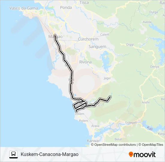 MRG302MB Bus Line Map