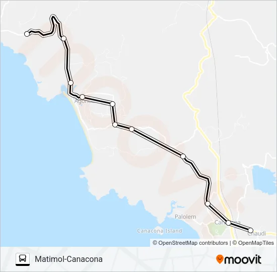 MRG326MB Bus Line Map