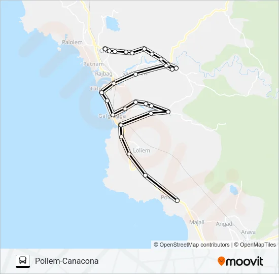 MRG328MB Bus Line Map