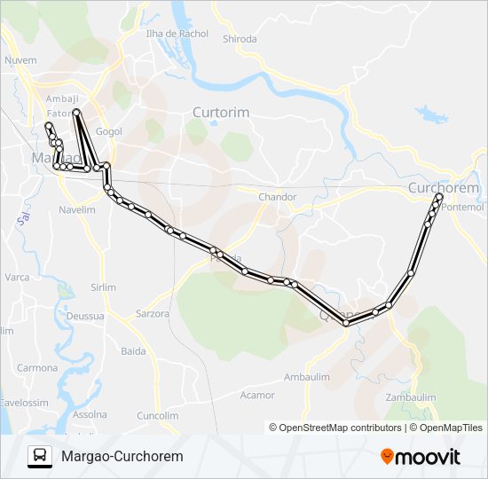 MRG329MB Bus Line Map