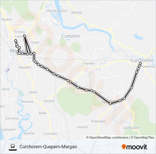 MRG329MB Bus Line Map
