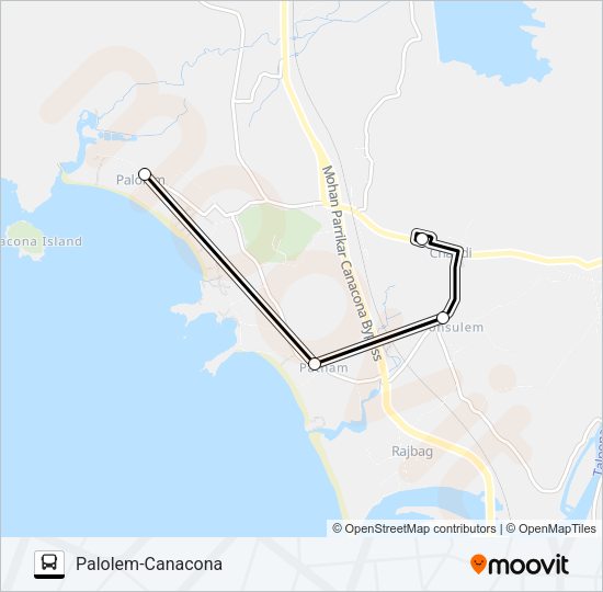 MRG336MB Bus Line Map