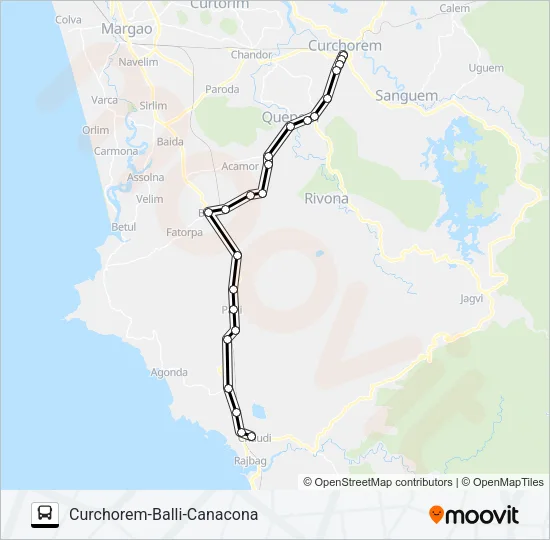 MRG339MB Bus Line Map