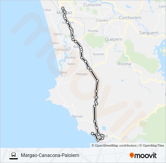 MRG341MB Bus Line Map
