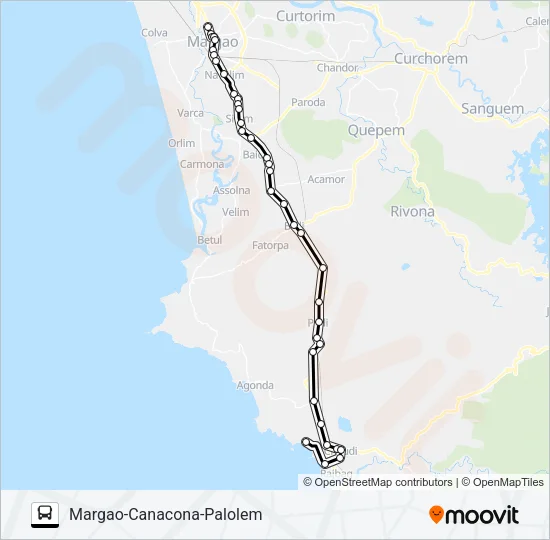 MRG341MB Bus Line Map