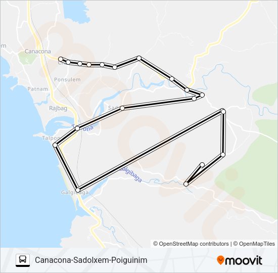 MRG342MB Bus Line Map