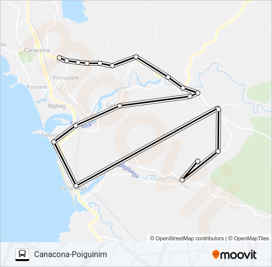MRG342MB Bus Line Map