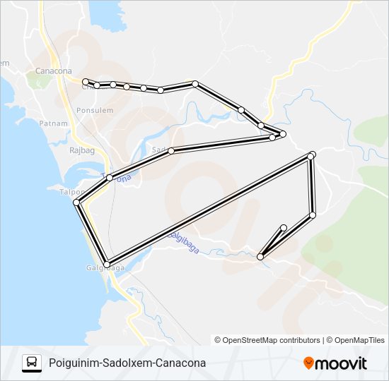 MRG342MB Bus Line Map