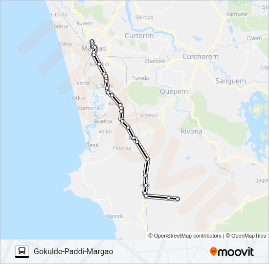 MRG344MB Bus Line Map