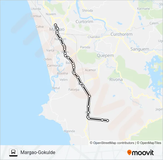 MRG344MB Bus Line Map