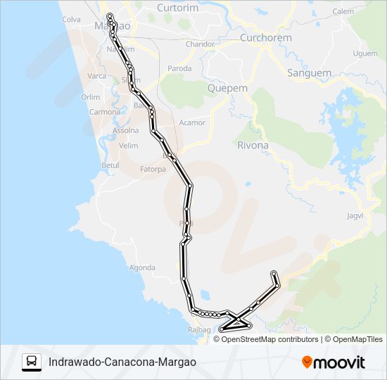 MRG345MB Bus Line Map