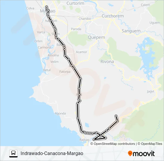MRG345MB Bus Line Map