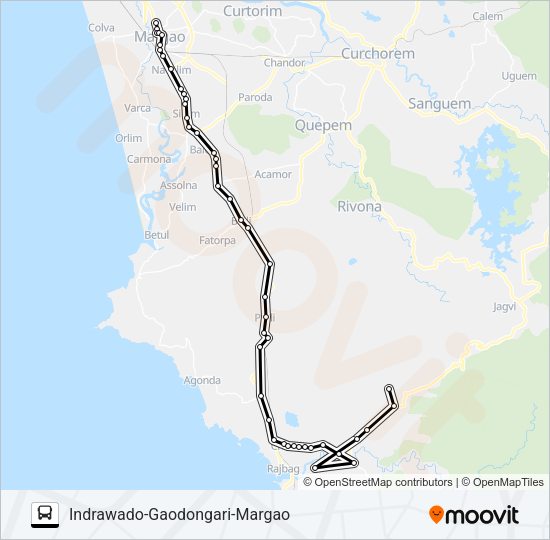 MRG345MB Bus Line Map