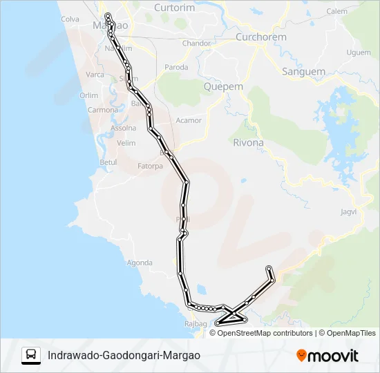 MRG345MB Bus Line Map