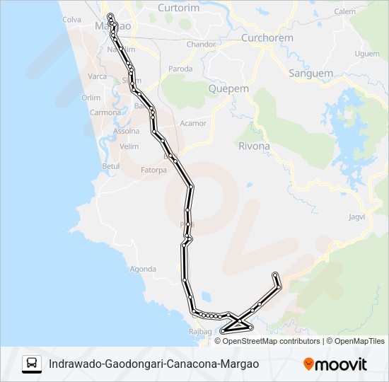 MRG345MB Bus Line Map