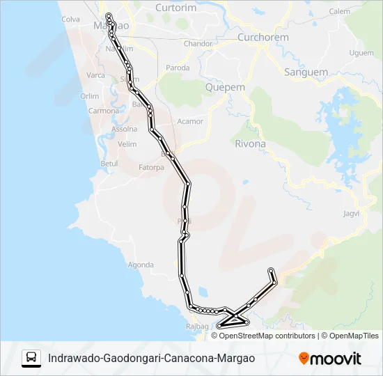 MRG345MB Bus Line Map