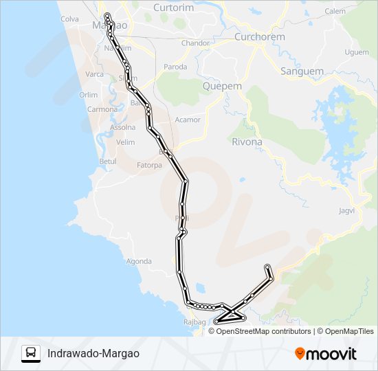 MRG345MB Bus Line Map