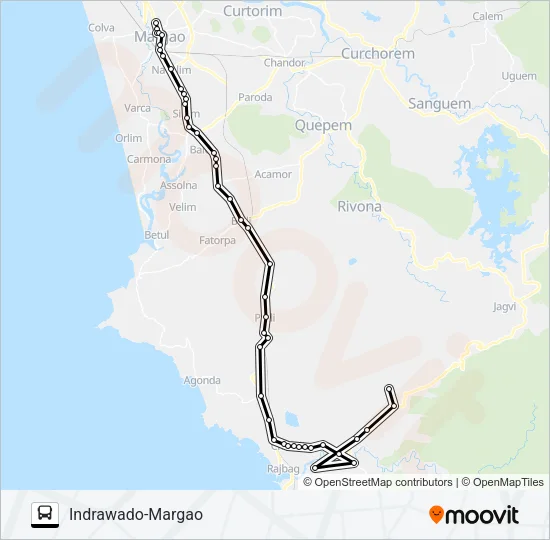 MRG345MB Bus Line Map