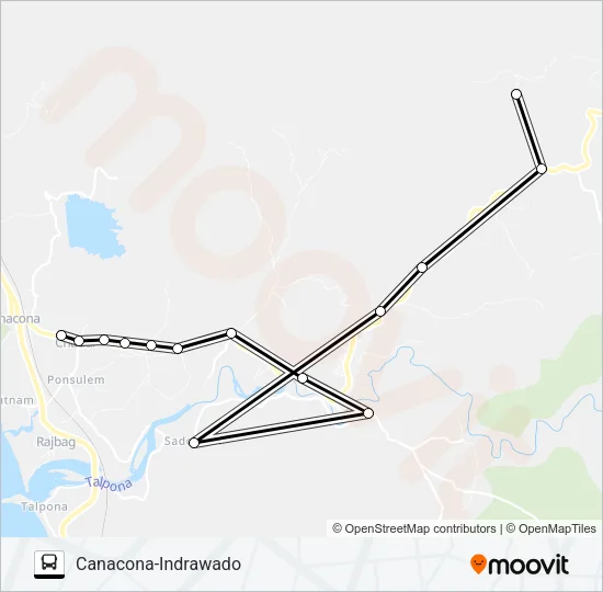 MRG346MB Bus Line Map