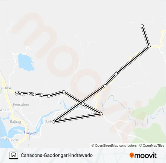 MRG346MB Bus Line Map