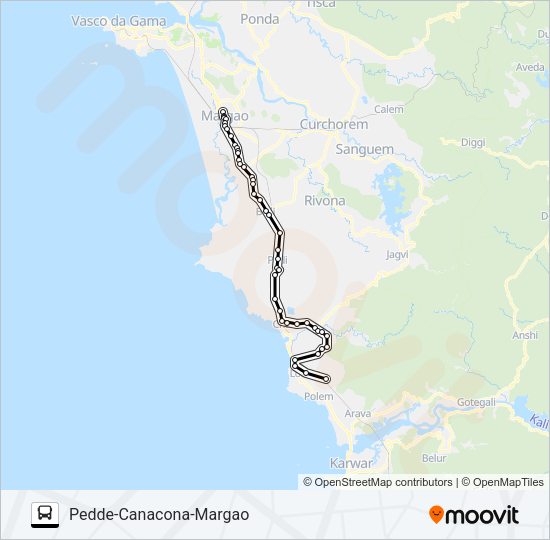 MRG349MB Bus Line Map