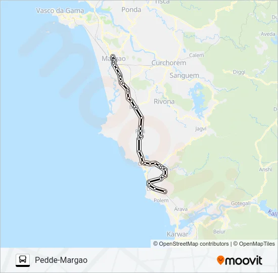 MRG349MB Bus Line Map