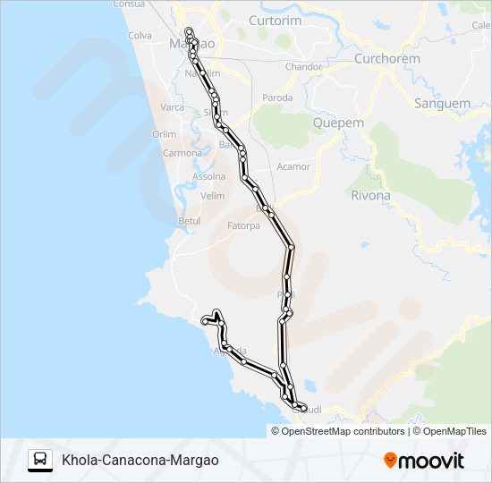 MRG351MB Bus Line Map