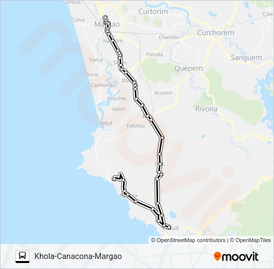 MRG351MB Bus Line Map