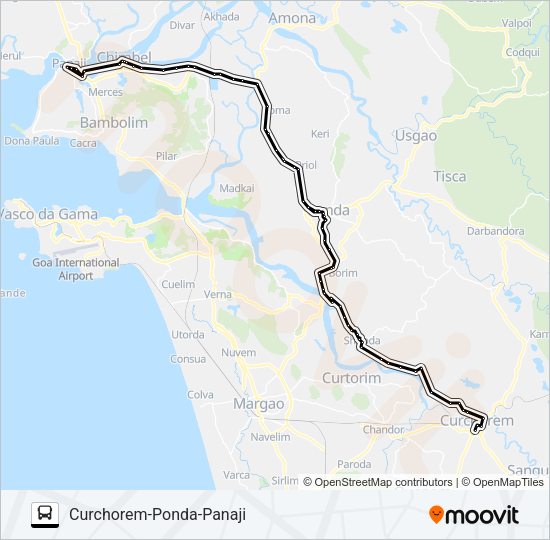 MRG352MB Bus Line Map