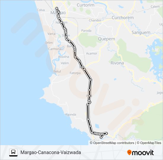 MRG353MB Bus Line Map