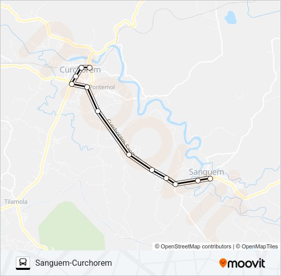 MRG354MB Bus Line Map