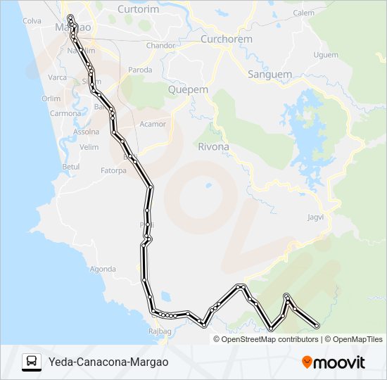 MRG359MB Bus Line Map
