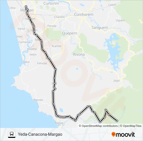 MRG359MB Bus Line Map