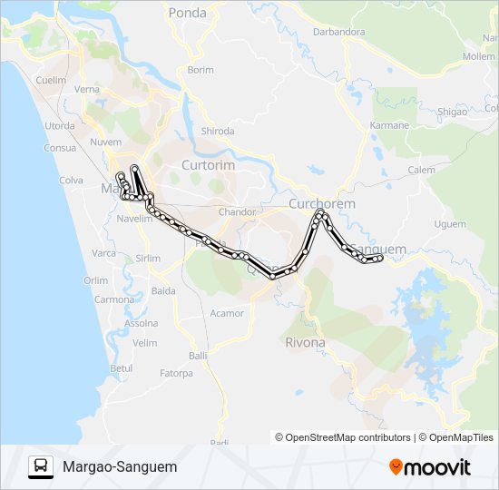 MRG363MB Bus Line Map