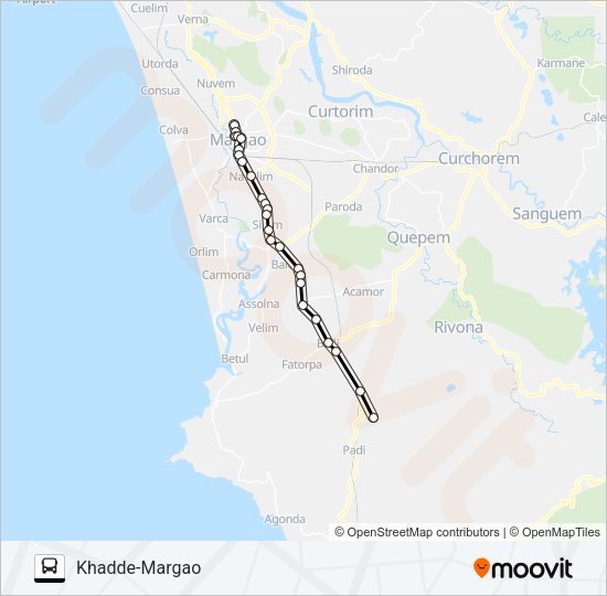 MRG366MB Bus Line Map