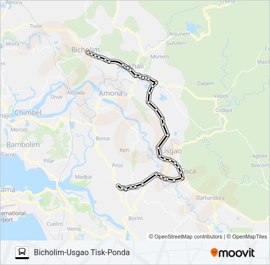 MRG370MB Bus Line Map