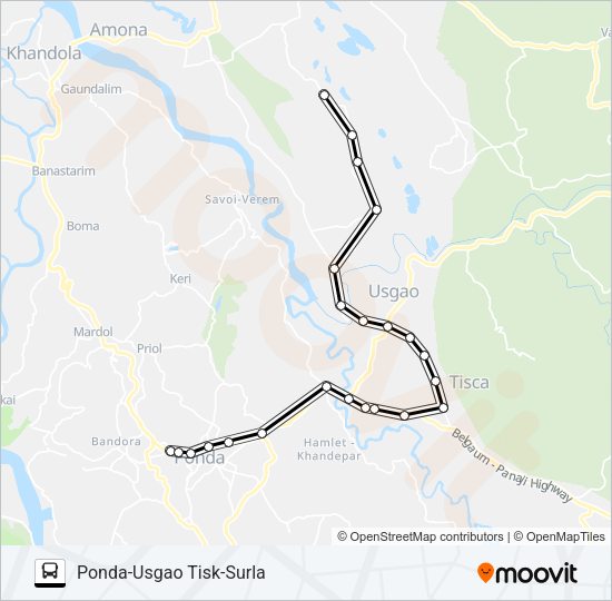 MRG371MB Bus Line Map