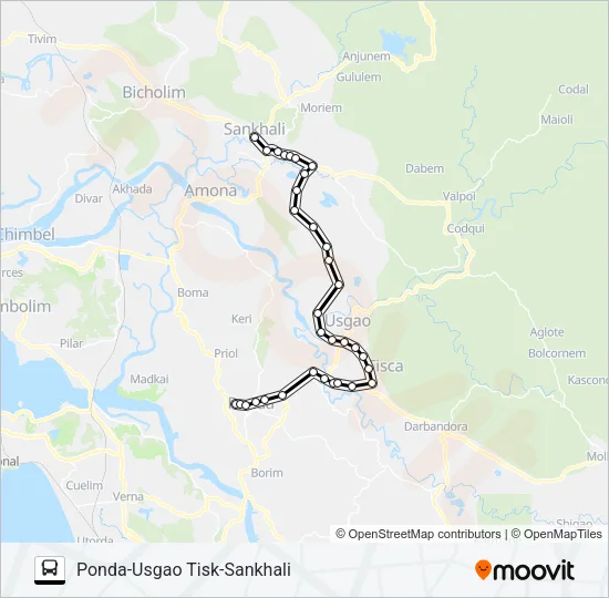 MRG372MB Bus Line Map