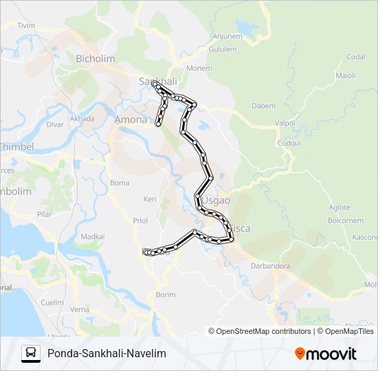 MRG373MB Bus Line Map