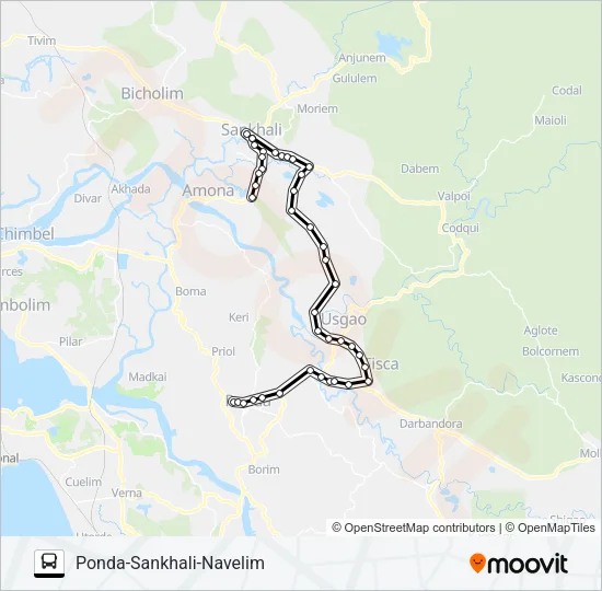 MRG373MB Bus Line Map